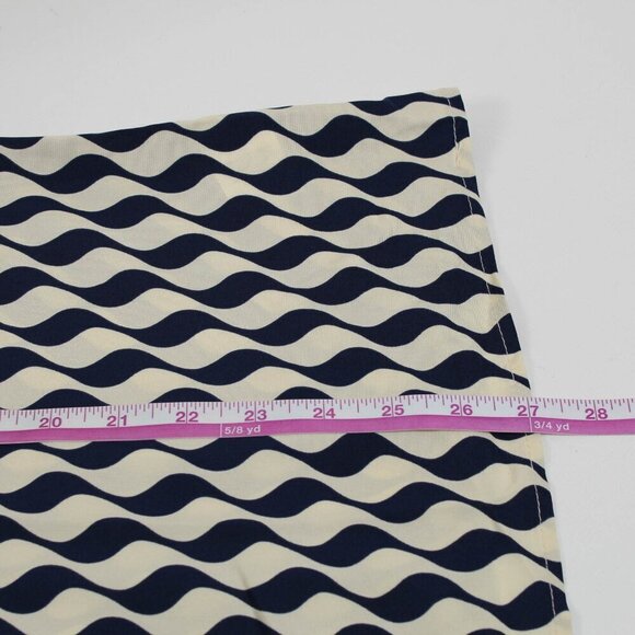 Bloomchic Wavy Print Asymmetrical Neckline Blouse - NWT - 14/16 - Picture 9 of 9